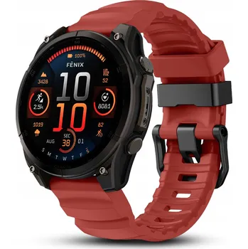 Řemínek na hodinky Řemínek JG Smart pro Garmin 22mm červený