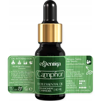 Vůně do bytu Kamforový olej - 100% přírodní esenciální oleje Essentiqa s certifikátem