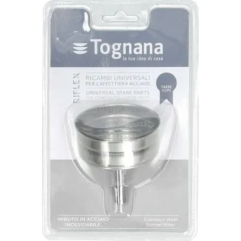 Náhradní díl pro kávovar Trychtýř pro kávovar TOGNANA ocelový na 6 šálků K2