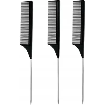 hřeben HŘEBEN SE ŠPIČKOU PRO ODDĚLOVÁNÍ PRAMENŮ VLASŮ PRO BALAYAGE, RŮŽOVÝ