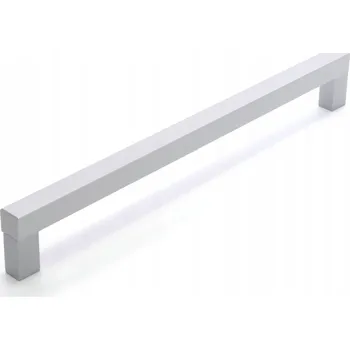 Nábytkové kování Nábytková úchytka klasická šedá eloxovaný hliník 23,6 x 1,2 x 3,3 cm