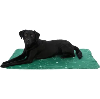 Pelíšek pro psa Trixie Xmas vánoční fleecová deka LUCIANO, 100 x 70 cm, mix barev (červená, písková, zelená) Velikost: 150 x 100 cm