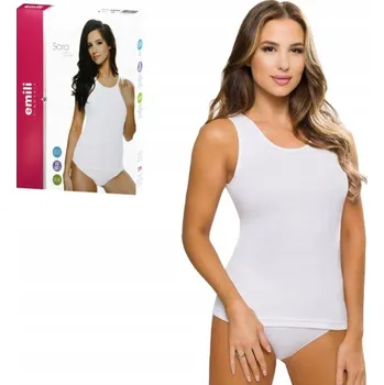 Dámské tričko Dámské Tričko EMILI SARA, bílé bavlna , XL