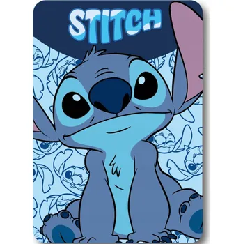 Dětská deka FLEECOVÁ DEKA LILO A STITCH 140X100 DĚTSKÁ DEKA PLED PŘEHOZ STITCH