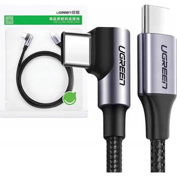 Datový kabel Kabel Ugreen USB typ C - USB typ C 1 m černý