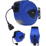 Prodlužovací Kabel na bubnu s automatickým navíjením Kraft&Dele 20 m 1 ks zásuvek, modrý