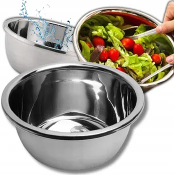 OCELOVÁ MÍSA 28 CM PEVNÁ GASTRONOMICKÁ KUCHYŇSKÁ NEREZOVÁ OCEL