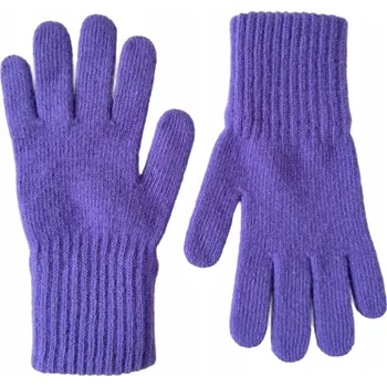 Dámské oblečení RUKAVICE*01 vlněné dámské zimní barva fialová, KAMEA