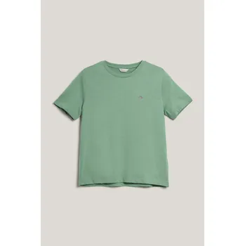 Dámské tričko TRIČKO GANT REG SHIELD SS T-SHIRT KALAMATA GREEN
