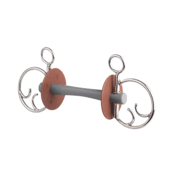 Udidlo pro koně Udidlo Thiedemann nelomené Comfort BERIS, měkké, 18 mm, 140 mm