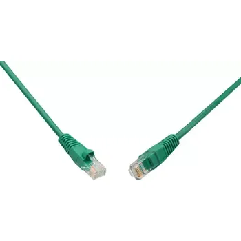 Síťový kabel Solarix UTP CAT6 0.5m snag proof zelená (C6-114GR-0,5MB)