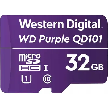 Paměťová karta Paměťová karta WD Purple microSDXC WDD032G1P0C (32 GB; Class 10, Class U1)