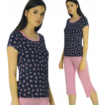 Dámské pyžamo Pyžamo s krátkým rukávem NEBULA viskóza XXL