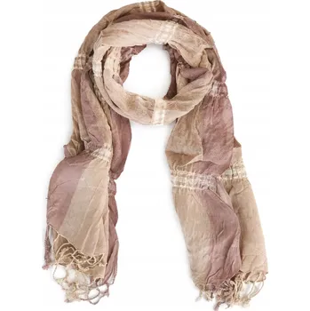Šála Šála šátek lehká tenká viskóza 25x160 cm třásně