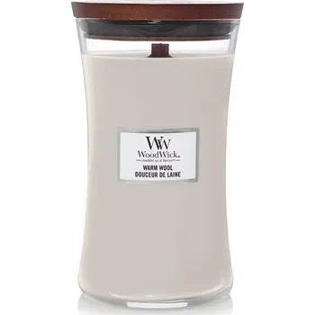 WoodWick Warm Wool váza velká 609 g