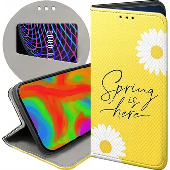 Pouzdro na mobilní telefon Flipové pouzdro Hello Case pro Samsung Galaxy A52 5G žluté