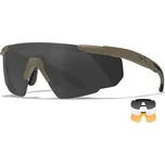 Taktické brýle WileyX Saber Advanced Tan smoke/clear/rust