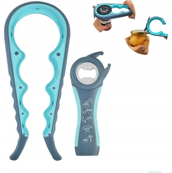 Otvírák Sada 2 ks Otvírák 4v1 na Sklenice Lahve Víčka Univerzální BOTC