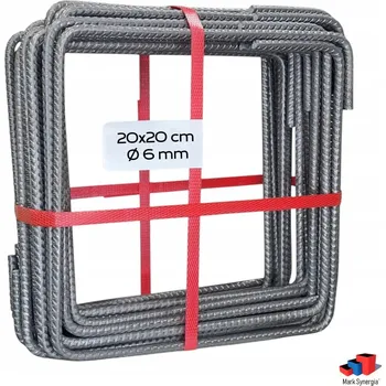Vrták Stahovací třmínky pro výztuž fi 6 mm 20x20 cm