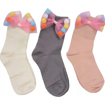 Pánské ponožky 3-balení PONOŽKY PONOŽKY BAVLNA mašle YO! 27/30 Ł015P