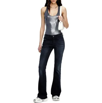 Dámské oblečení DŽÍNY DIESEL 1969 D-EBBEY TROUSERS BLUE