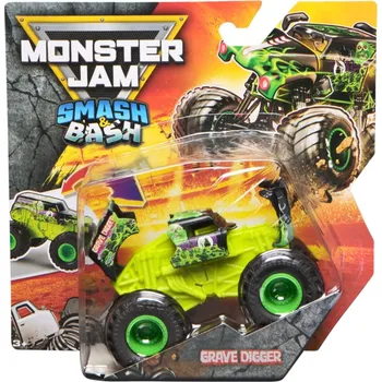 auto na autodráhu Monster Jam Smash Grave Digger 1:64