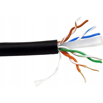 Síťový kabel Kabel kroucená dvojlinka Goobay U/UTP kategorie 6, 100 m