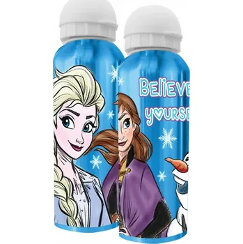 Láhev Disney Ledové království Believe hliníková láhev s víčkem 500 ml