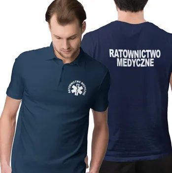 Pánské tričko Polokošile MedyczneKoszulki Záchranářské / Zdravotnické 04A velikost L