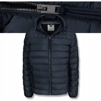 Moto bunda Zimní bunda Pitbull Foothill tmavě modrá 3XL