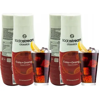 Příprava sody Sirup koncentrát SodaStream Cola + pomeranč 440 ml pro výrobník sody