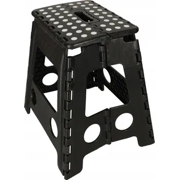 Stolička skládací protiskluzová 39 Cm černá, kvalitní provedení