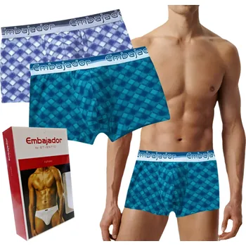 Pánské spodní prádlo 2x Pánské boxerky Atlantic bavlněné klasické slipy 2-balení EEH-106 XXL