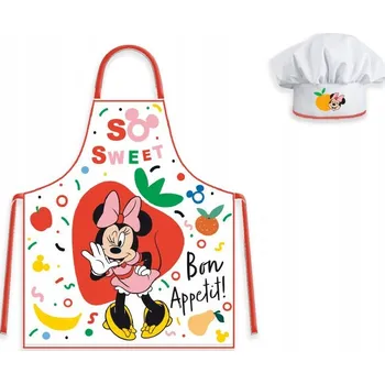 Kuchyňská zástěra Dětská zástěra Minnie Mouse Disney x 47 cm