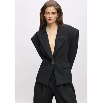 Dámské sako SAKO KARL LAGERFELD KARL STUDIO FASHION BLAZER BLACK
