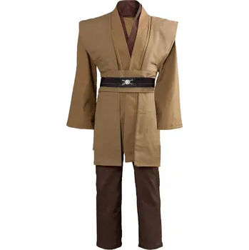 Karnevalový kostým KOSTÝM JEDI Tunika Kostým Obi-Wan Sada Cosplay pro Dospělé HALLOWEEN