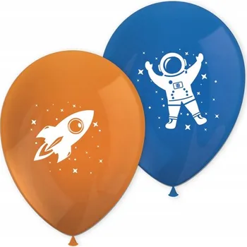 Balónek Balónky Vesmír Raketa Astronaut Narozeniny 8ks