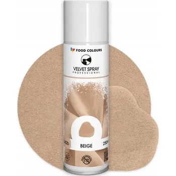 Potravinářské barvivo Barvivo ve spreji Food Colours 250 g 250 ml 1 ks béžová