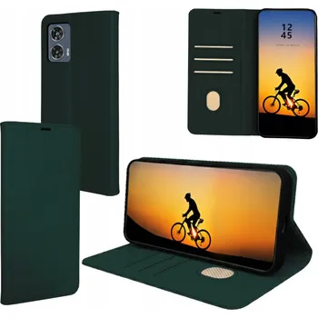 Pouzdro na mobilní telefon Flipové pouzdro Bama pro Motorola Edge 50 Fusion, zelené