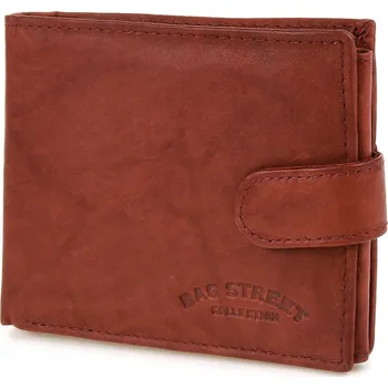 Peněženka BAG STREET peněženka z pravé kůže červená - unisex