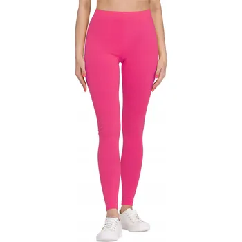 Dámské legíny Dámské legíny dlouhé legíny viskóza BLV50-147 Růžová L