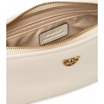 Kabelka Pinko kabelka z pravé kůže béžová