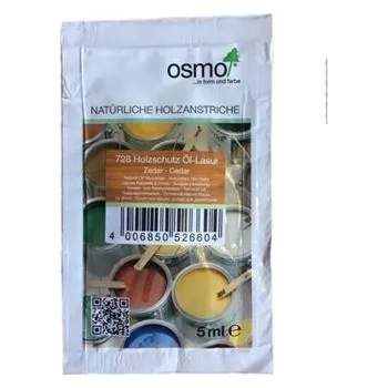 Olej na dřevo Lazura Osmo 5 ml 728 cedr