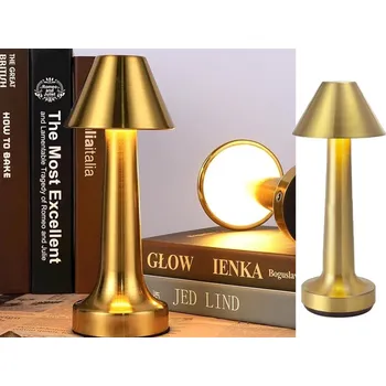 Lampička Stolní Noční lampa do ložnice, dotyková, 3 stupně jasu, bezdrátová