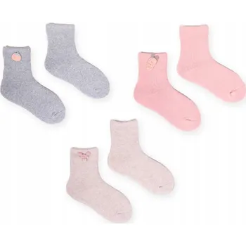 Pánské ponožky 3 x Silné FROTÉ 3D Ponožky YoClub velikost 20-22