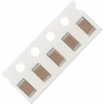 Kondenzátor 5x Keramický kondenzátor 100NF 104K 10V 10% X7R SMD 1206 3216 MLCC