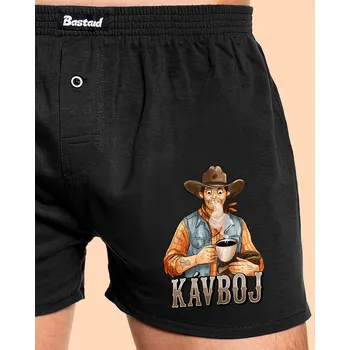 Trenýrky Bastard Kávboj pánské trenky Black