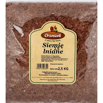 Lněné semínko hnědé Orzeszek 2500 g