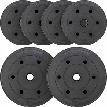 Vrták MAXXIVA Sada závaží 20 kg, cement, černá, 6 Ks