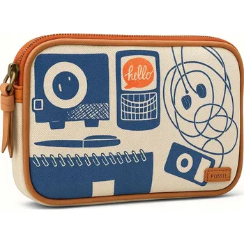 Kabelka Kosmetická taštička FOSSIL JENNER GADGET NATURAL MOD20